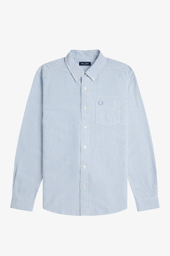 RELAXED STRIPED OXFORD SHIRT