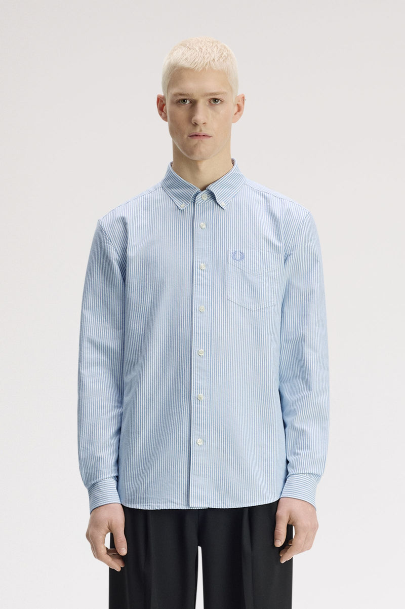 RELAXED STRIPED OXFORD SHIRT