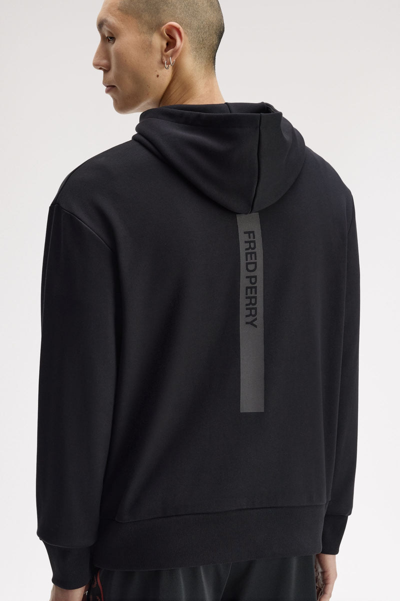 REFLECTIVE HOODED SWEATSHIRT