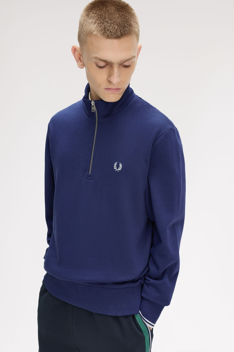 HALF ZIP SWEATSHIRT