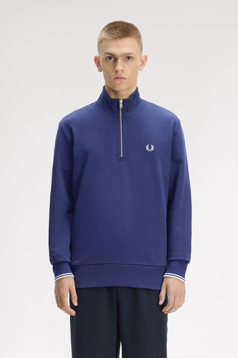HALF ZIP SWEATSHIRT