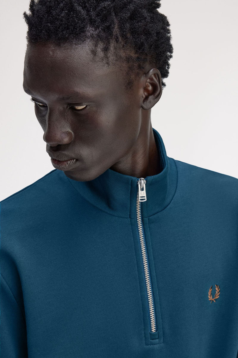 HALF ZIP SWEATSHIRT