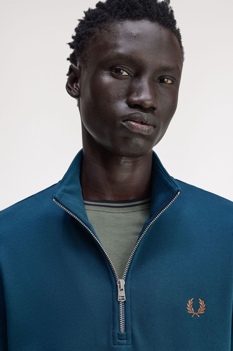 HALF ZIP SWEATSHIRT