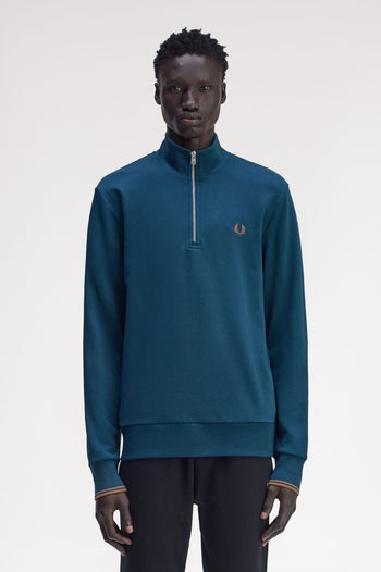 HALF ZIP SWEATSHIRT