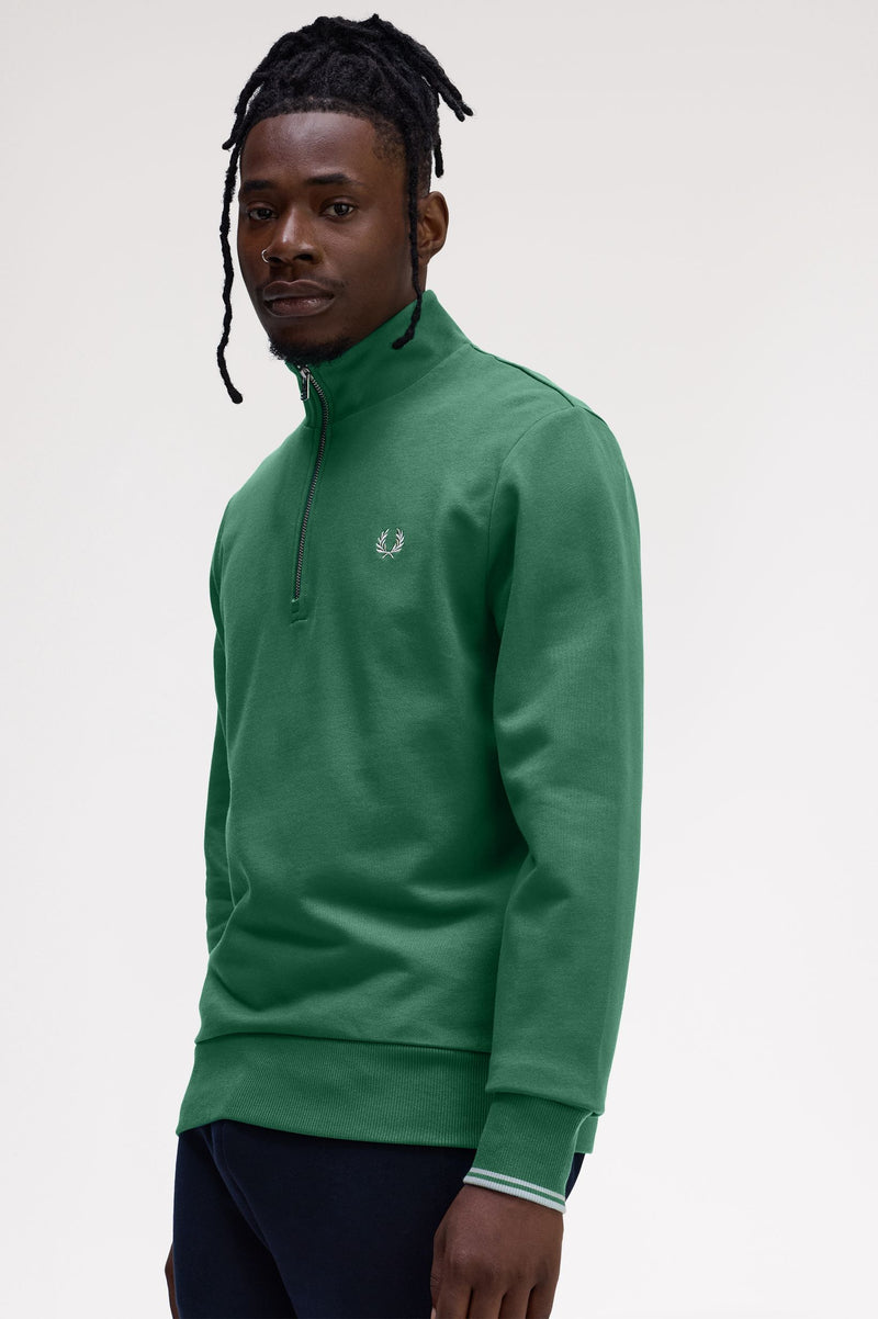 HALF ZIP SWEATSHIRT