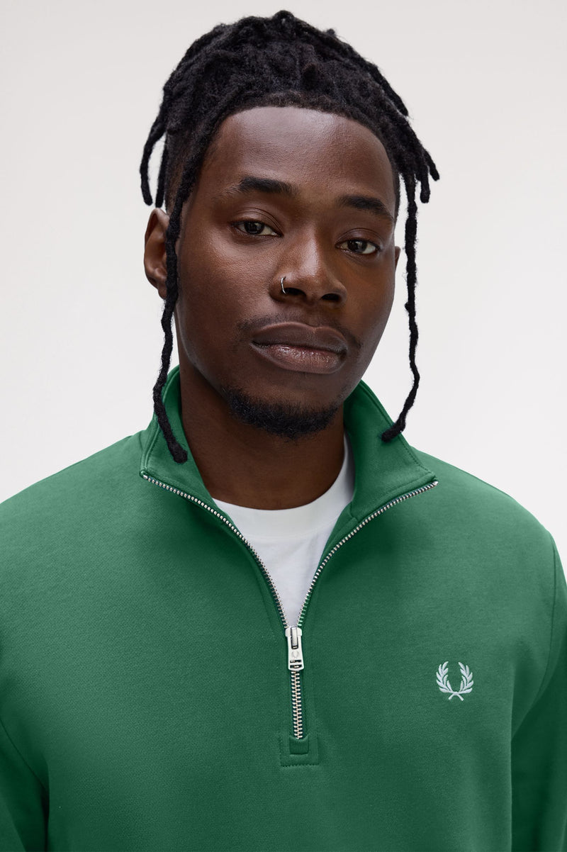HALF ZIP SWEATSHIRT