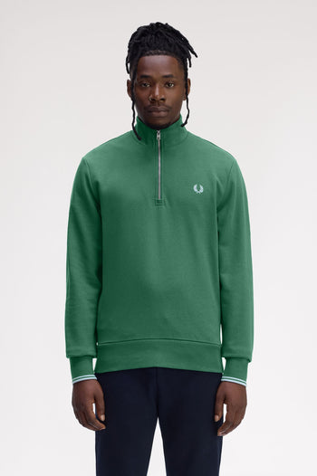 HALF ZIP SWEATSHIRT