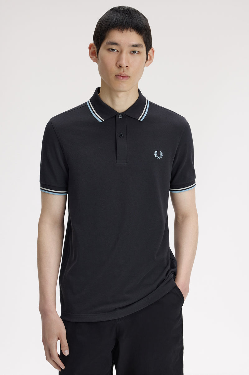 TWIN TIPPED FRED PERRY SHIRT