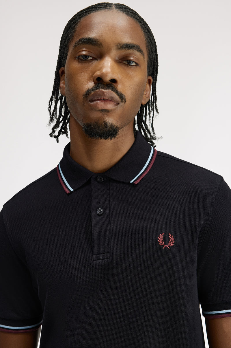 TWIN TIPPED FRED PERRY SHIRT