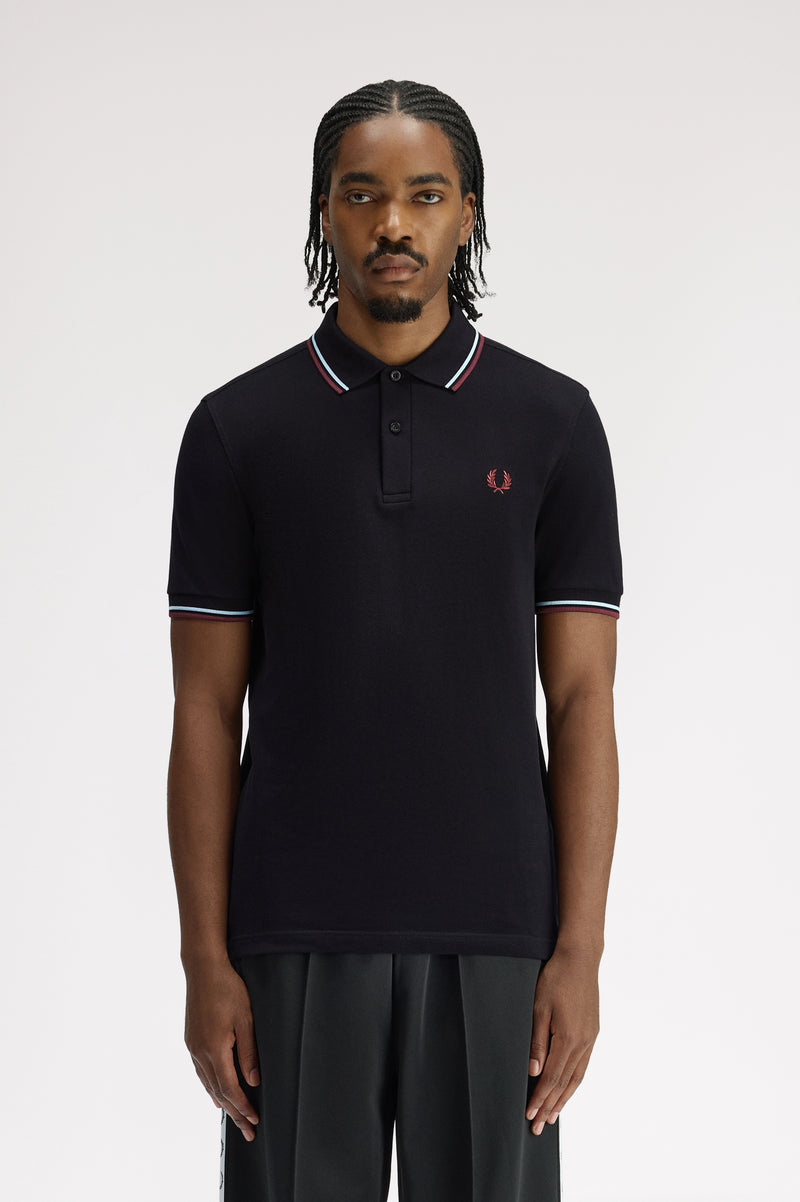 TWIN TIPPED FRED PERRY SHIRT