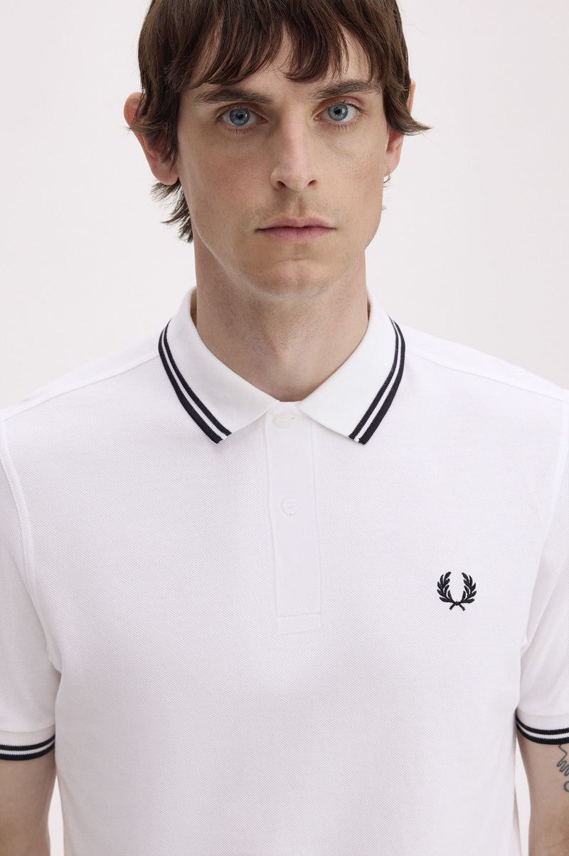 TWIN TIPPED FRED PERRY SHIRT