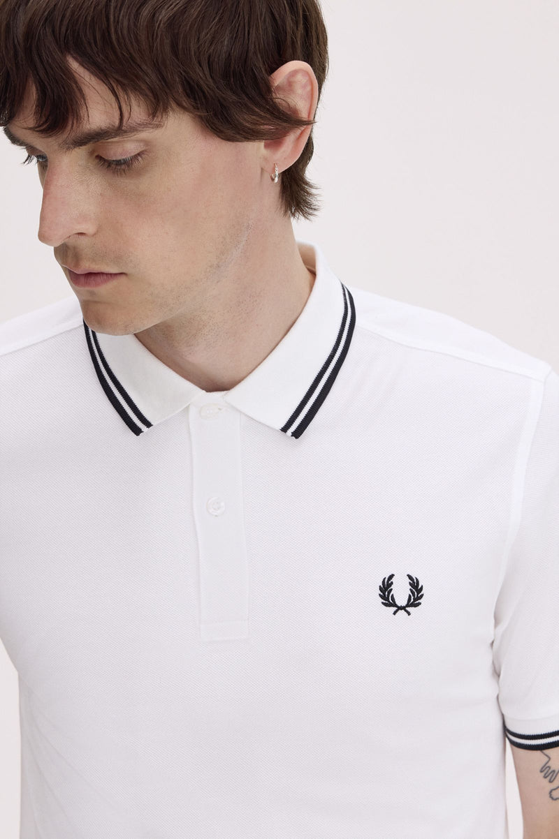 TWIN TIPPED FRED PERRY SHIRT