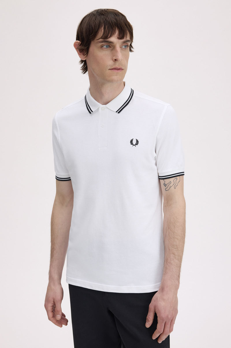 TWIN TIPPED FRED PERRY SHIRT