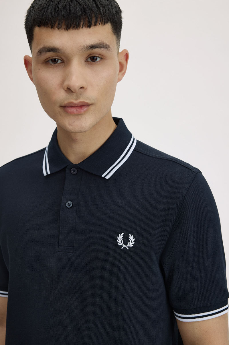 TWIN TIPPED FRED PERRY SHIRT