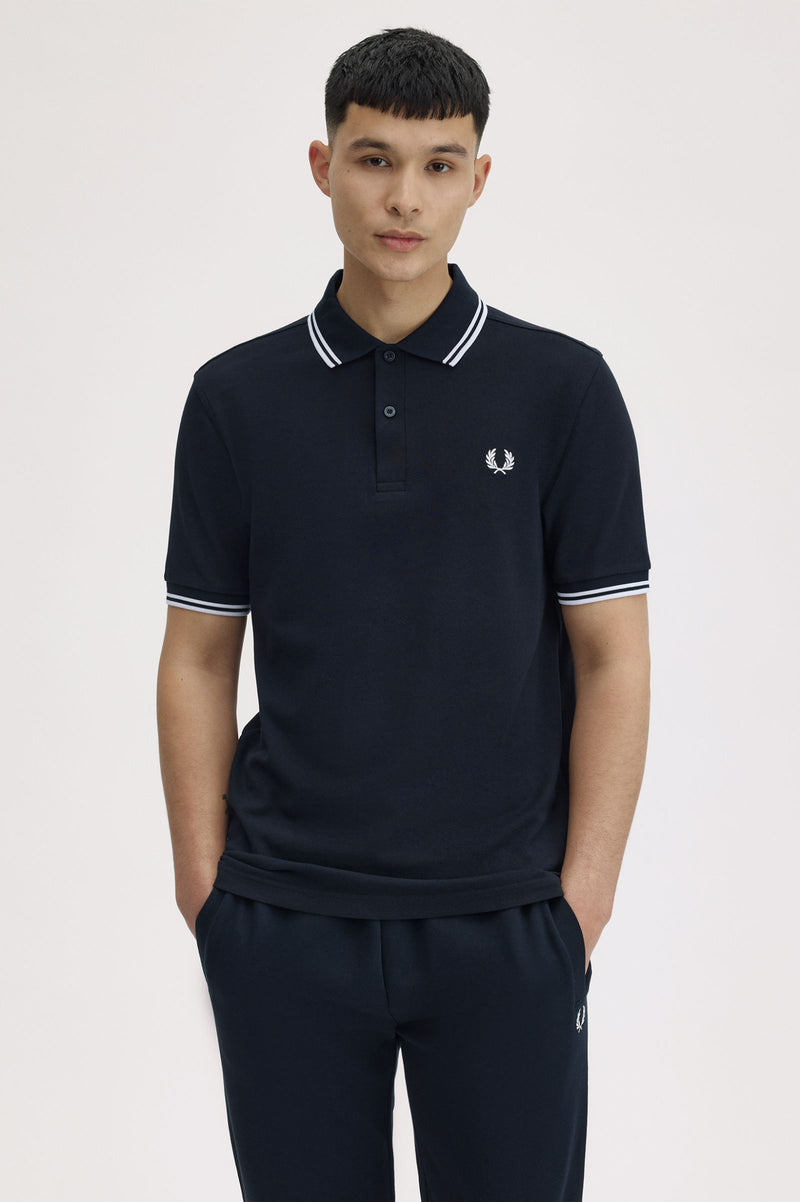 TWIN TIPPED FRED PERRY SHIRT