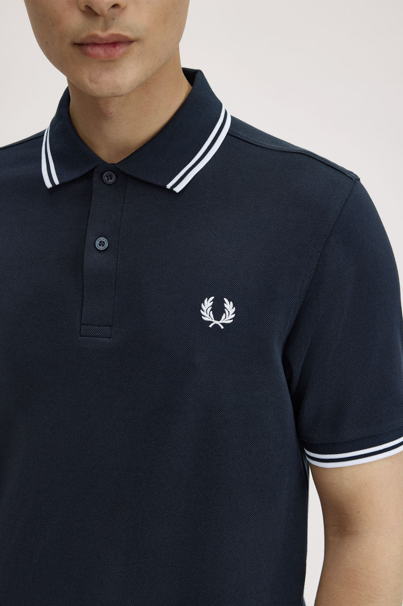 TWIN TIPPED FRED PERRY SHIRT