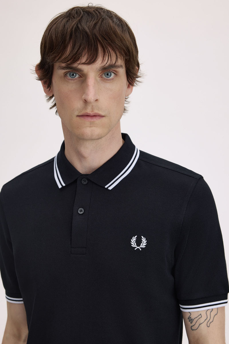 TWIN TIPPED FRED PERRY SHIRT