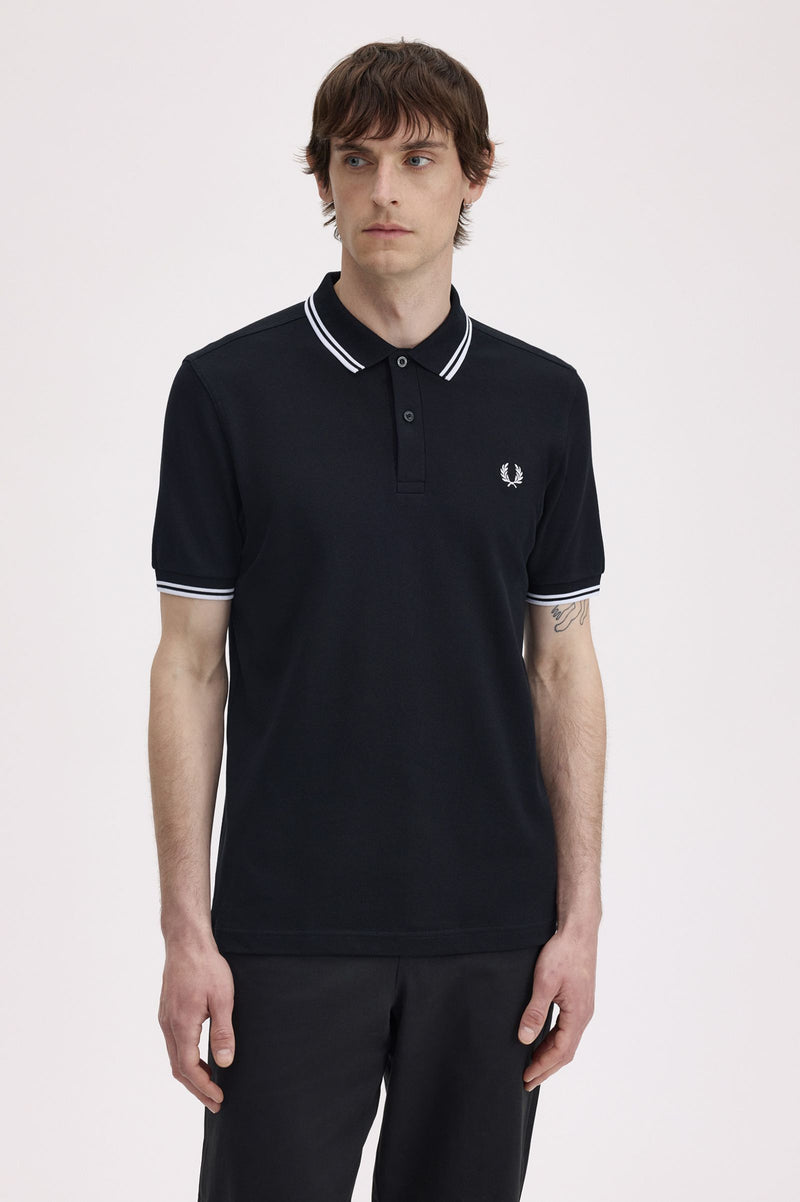 TWIN TIPPED FRED PERRY SHIRT