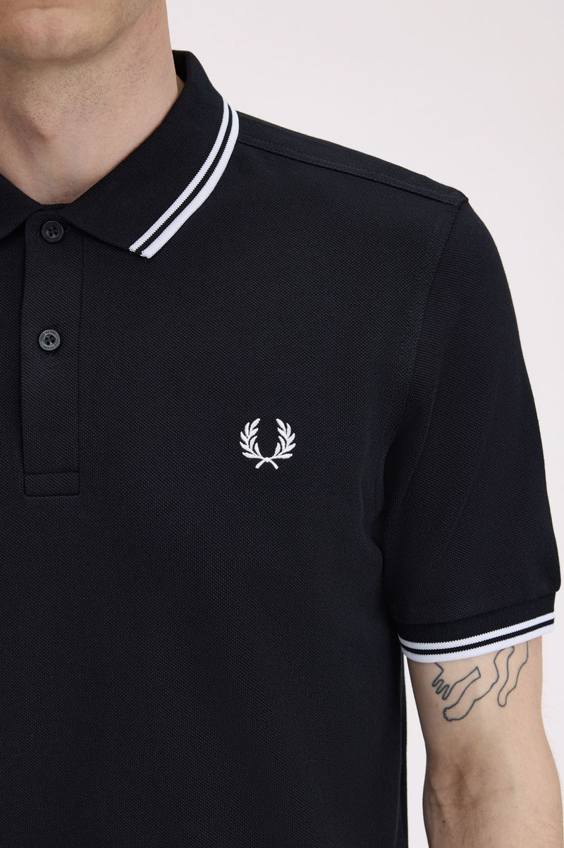 TWIN TIPPED FRED PERRY SHIRT