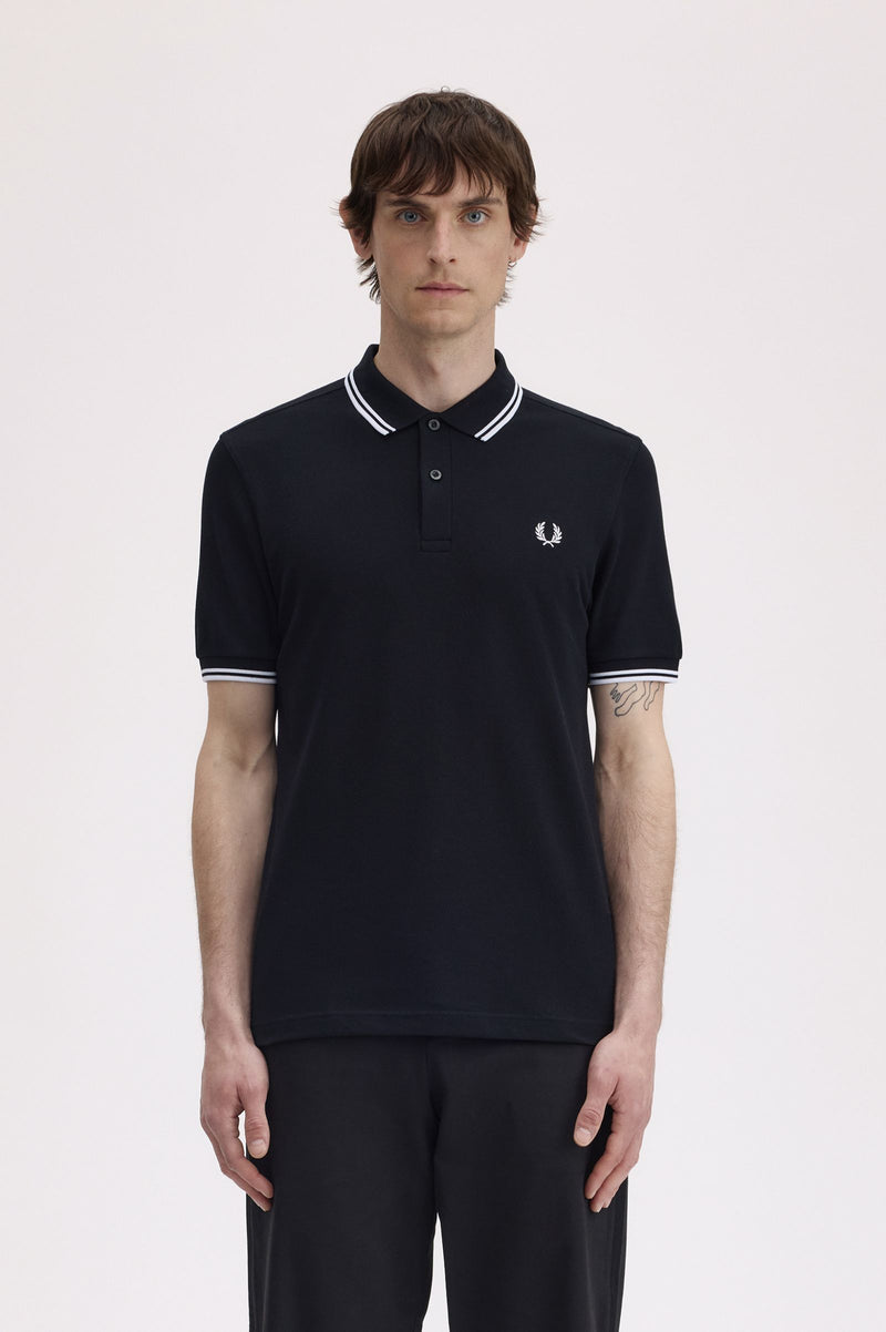 TWIN TIPPED FRED PERRY SHIRT