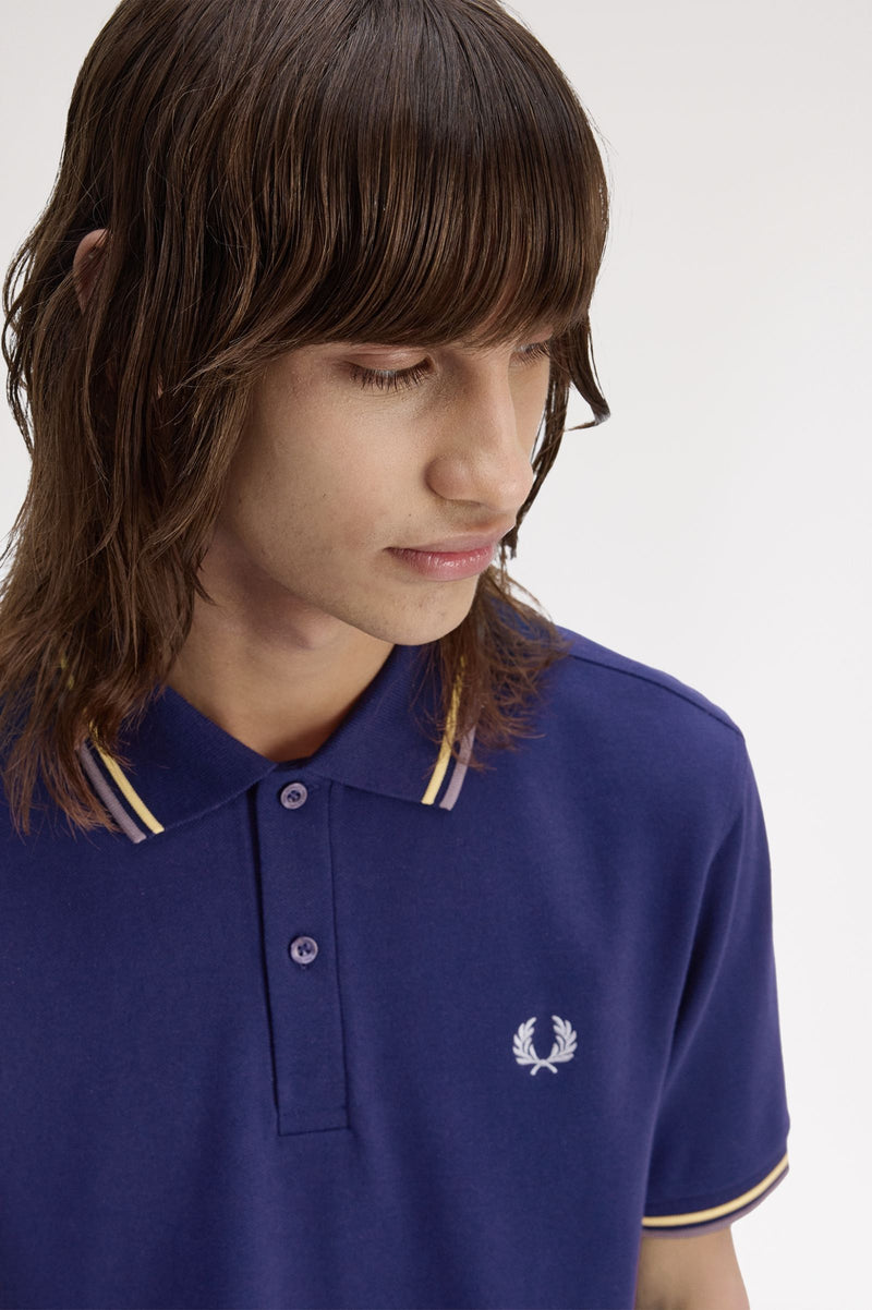 TWIN TIPPED FRED PERRY SHIRT