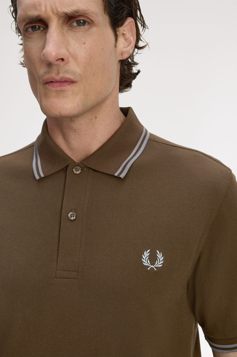 TWIN TIPPED FRED PERRY SHIRT