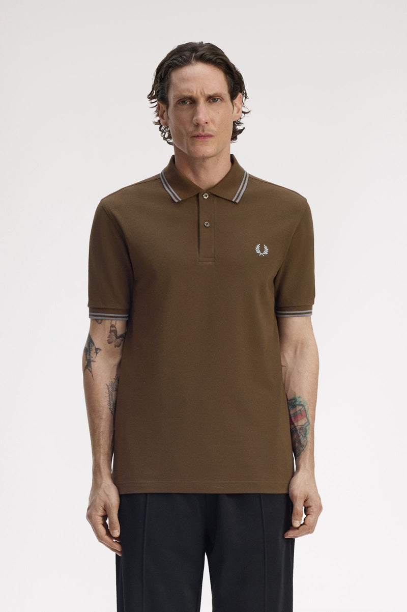 TWIN TIPPED FRED PERRY SHIRT