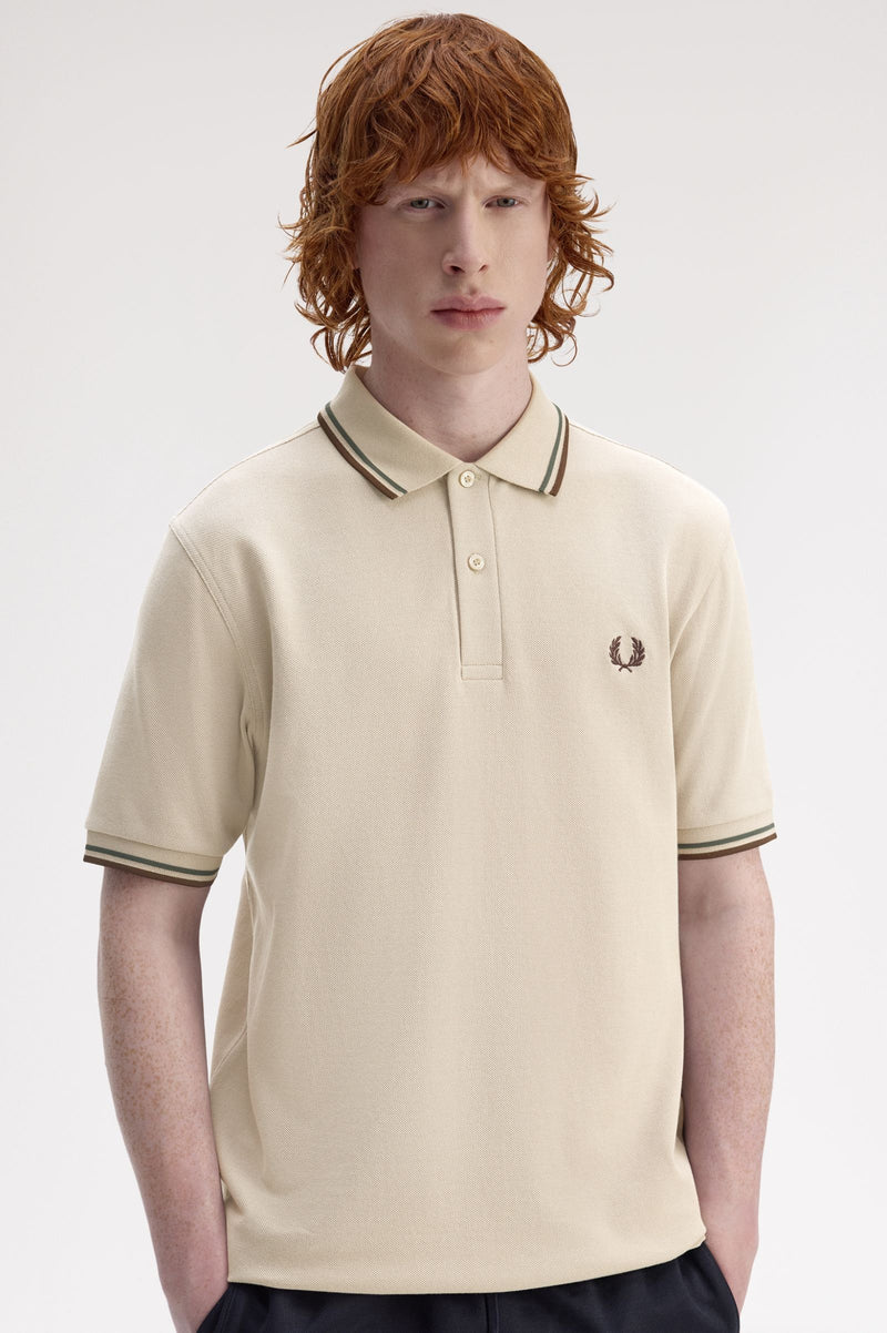 TWIN TIPPED FRED PERRY SHIRT