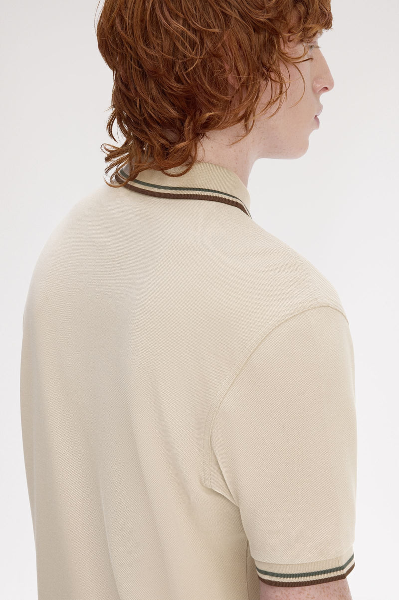 TWIN TIPPED FRED PERRY SHIRT