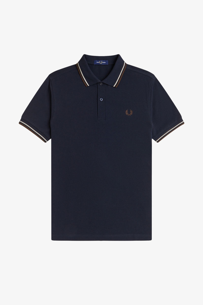 TWIN TIPPED FRED PERRY SHIRT