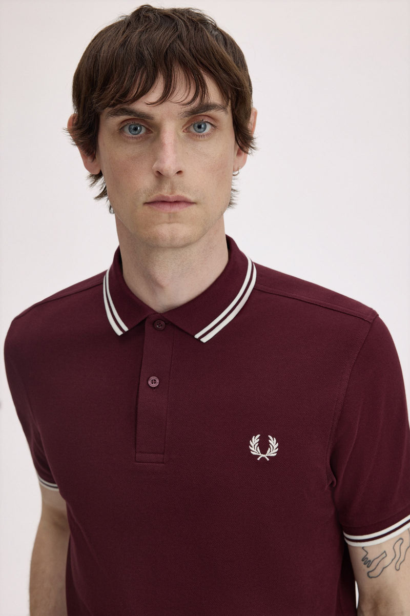 TWIN TIPPED FRED PERRY SHIRT