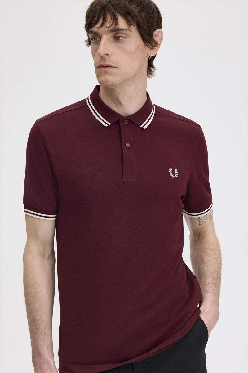 TWIN TIPPED FRED PERRY SHIRT