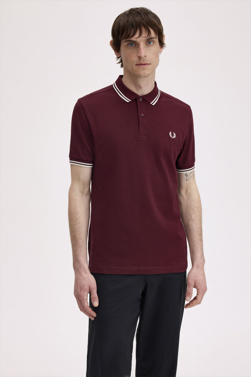 TWIN TIPPED FRED PERRY SHIRT