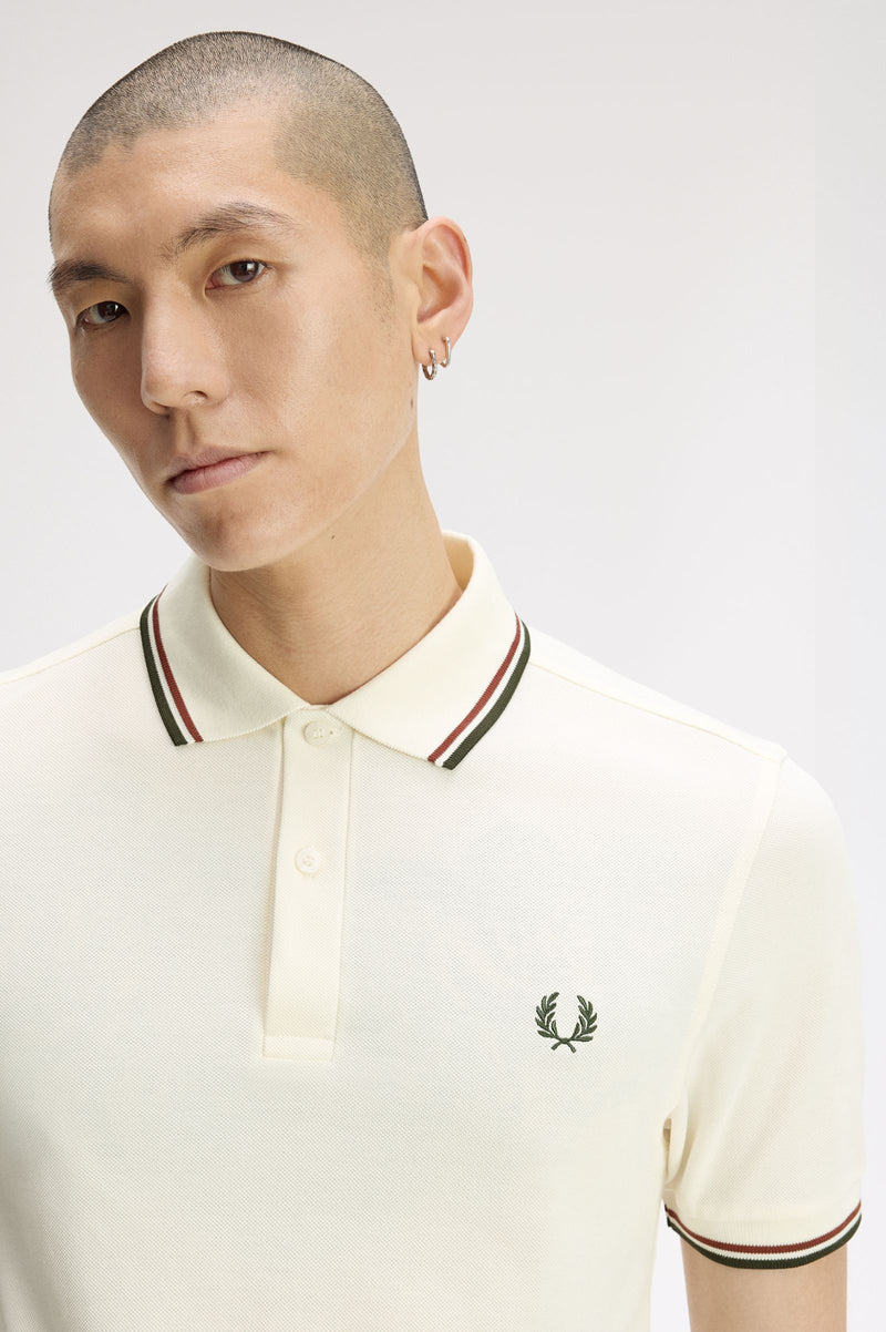 TWIN TIPPED FRED PERRY SHIRT