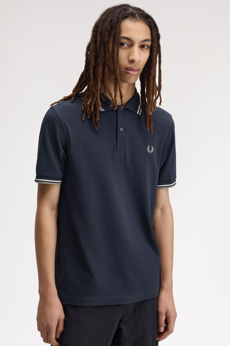 TWIN TIPPED FRED PERRY SHIRT