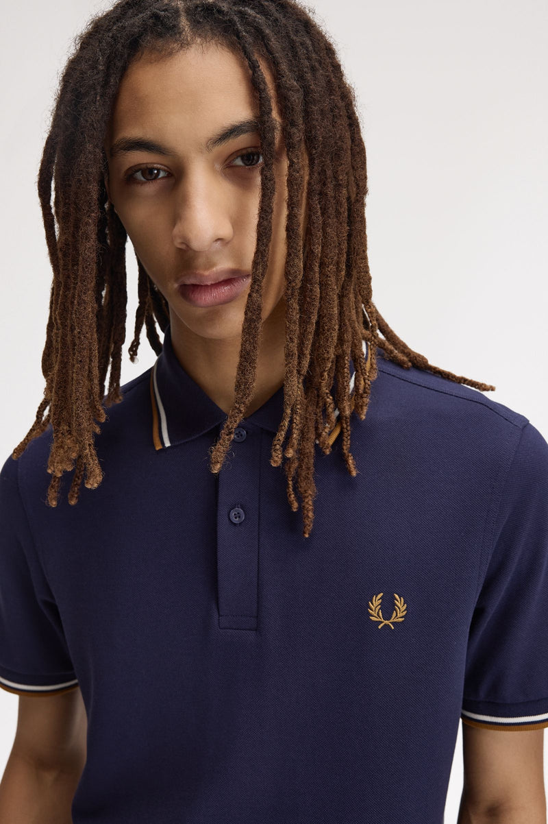TWIN TIPPED FRED PERRY SHIRT