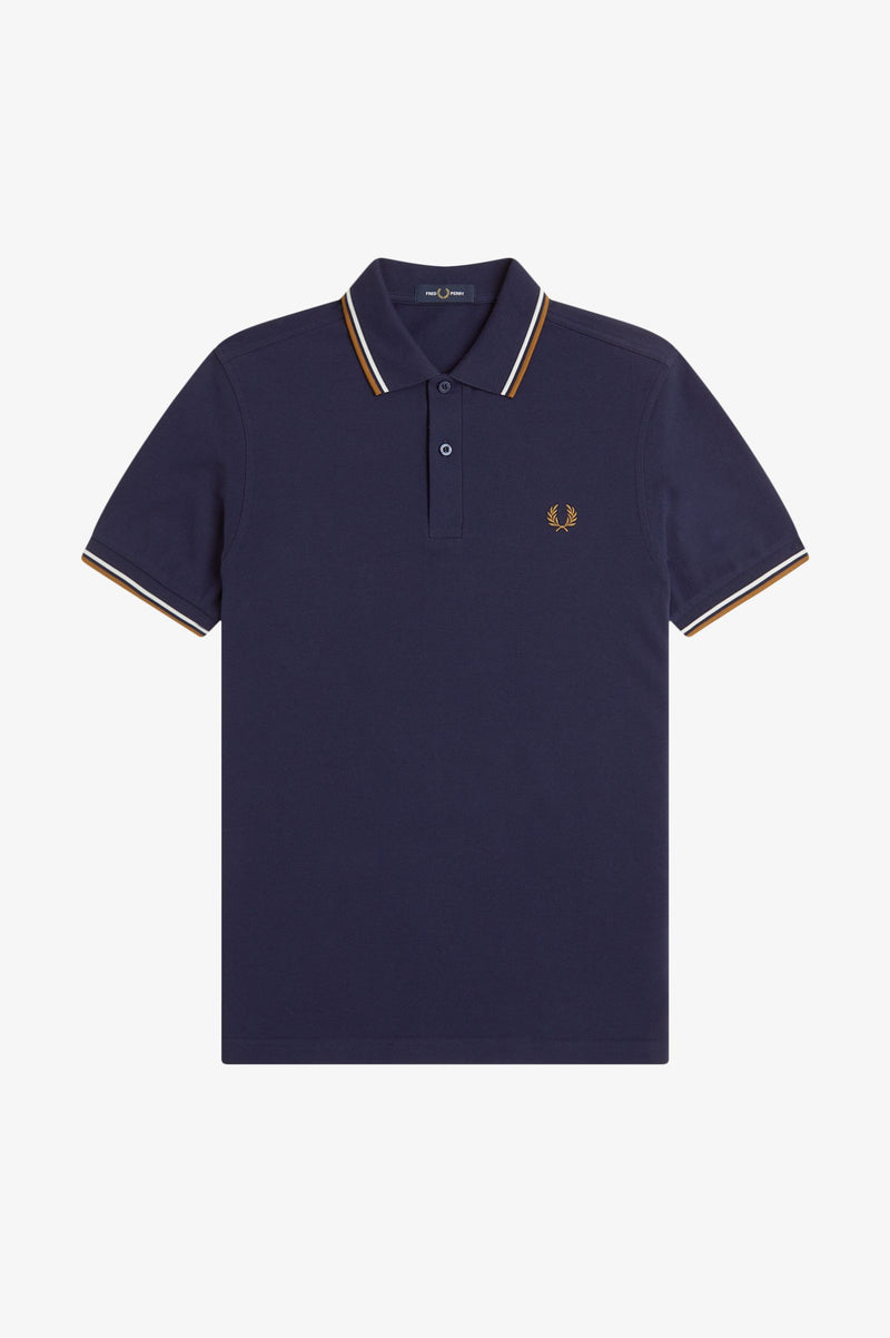 TWIN TIPPED FRED PERRY SHIRT