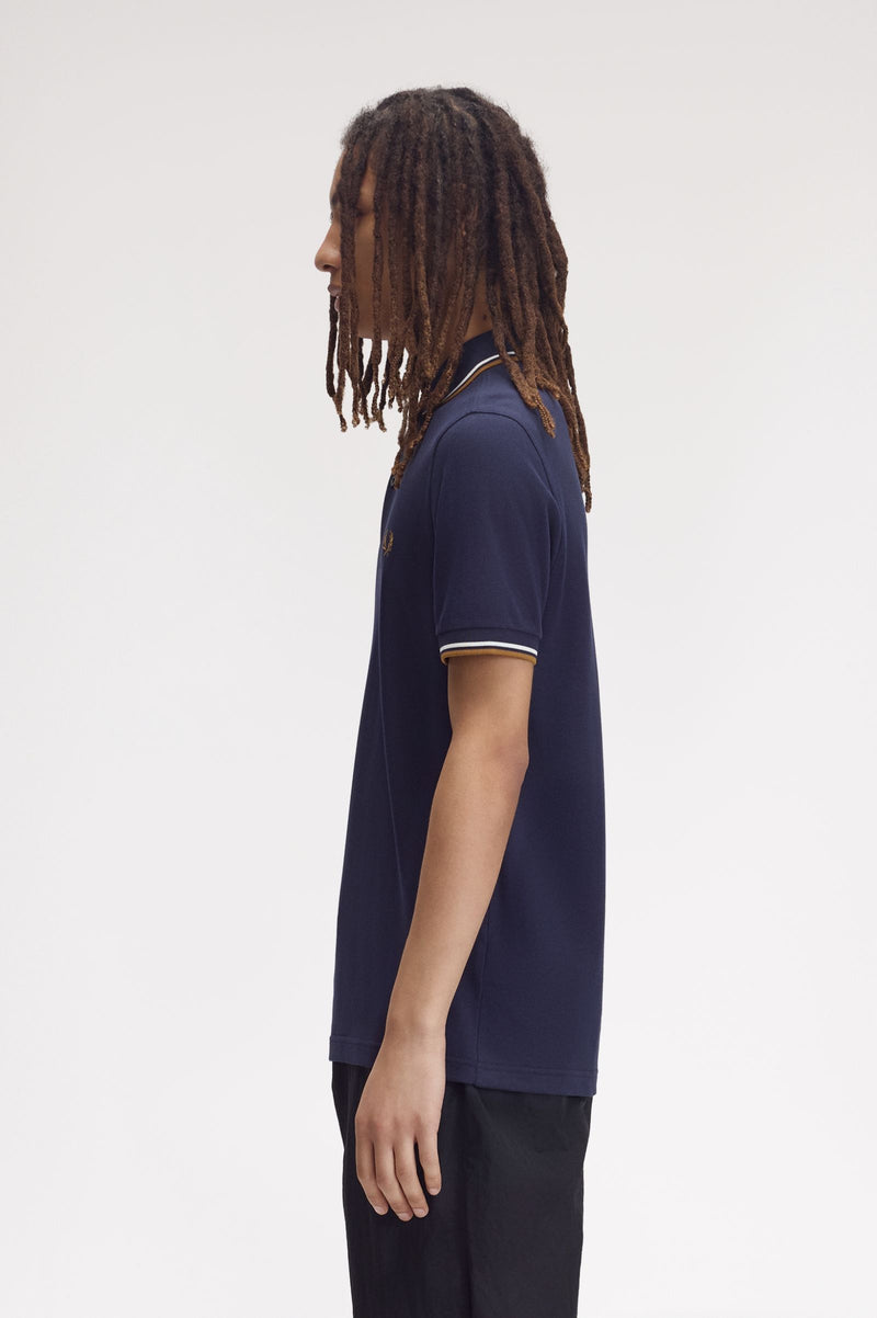TWIN TIPPED FRED PERRY SHIRT