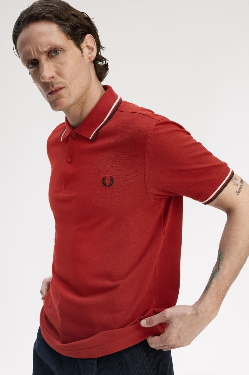 TWIN TIPPED FRED PERRY SHIRT