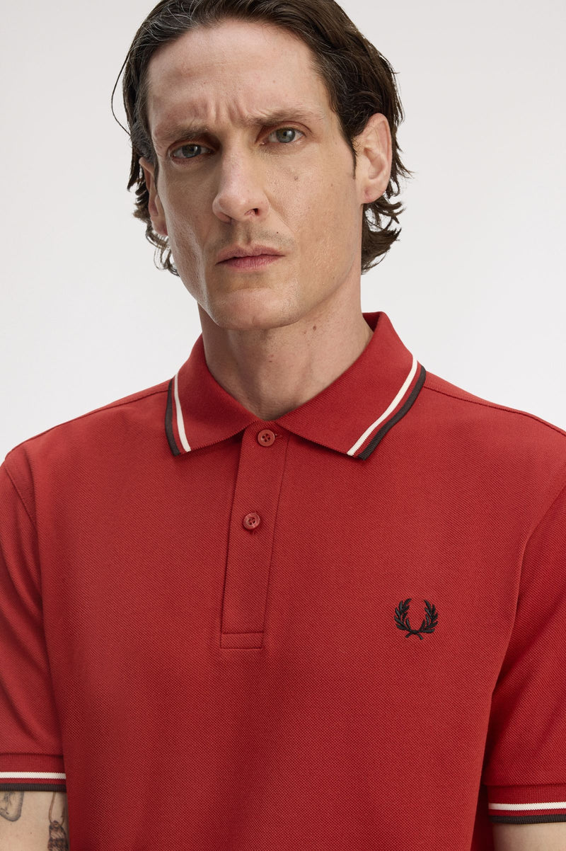 TWIN TIPPED FRED PERRY SHIRT