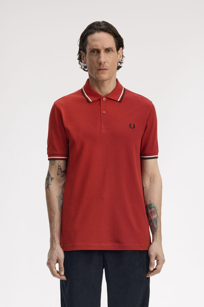 TWIN TIPPED FRED PERRY SHIRT