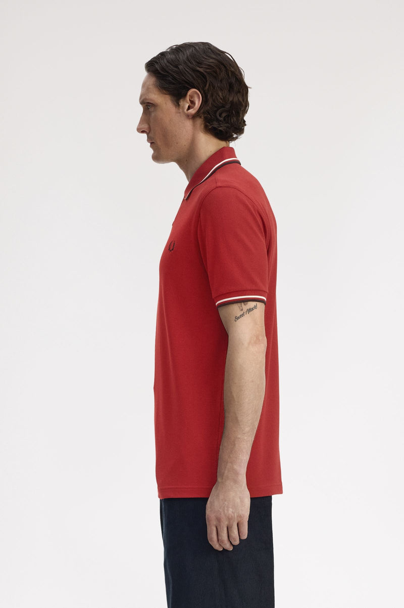 TWIN TIPPED FRED PERRY SHIRT
