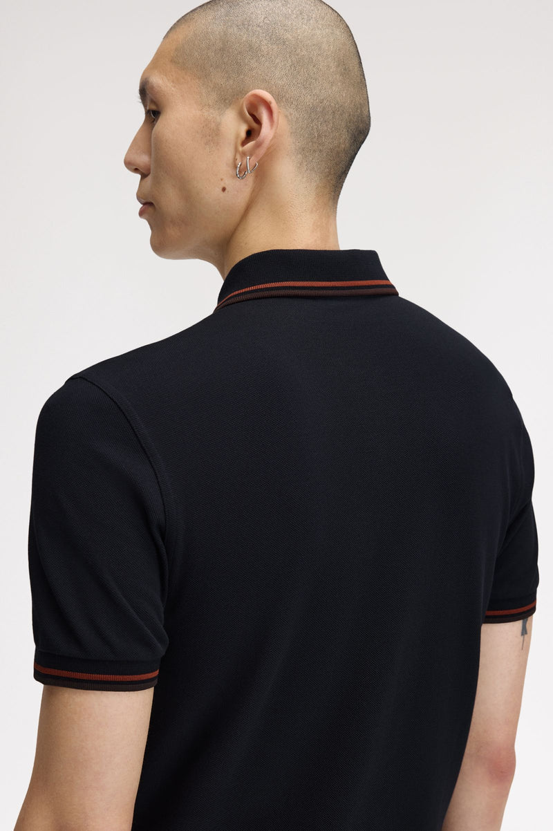 TWIN TIPPED FRED PERRY SHIRT