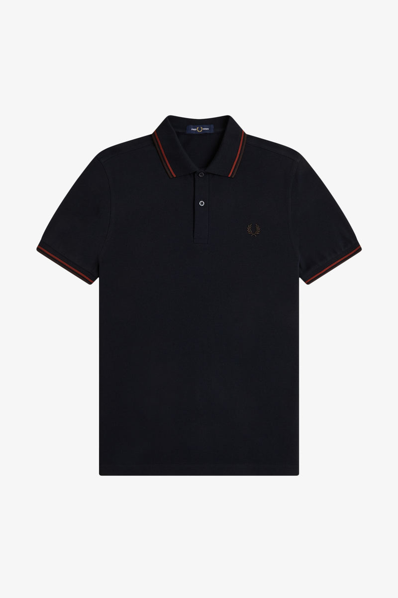 TWIN TIPPED FRED PERRY SHIRT