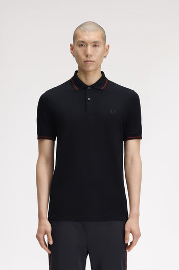 TWIN TIPPED FRED PERRY SHIRT