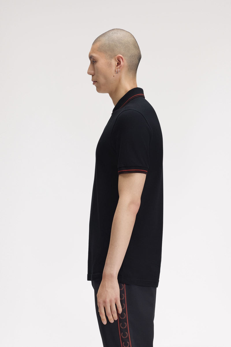 TWIN TIPPED FRED PERRY SHIRT