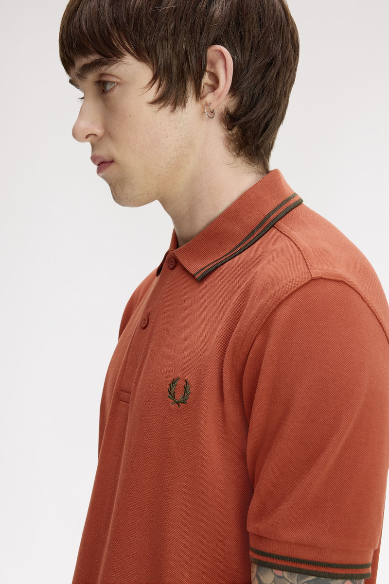 TWIN TIPPED FRED PERRY SHIRT