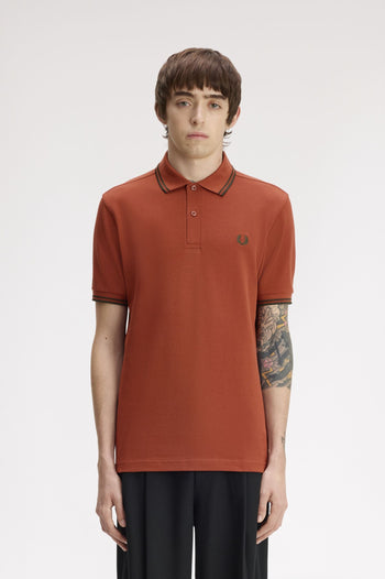 TWIN TIPPED FRED PERRY SHIRT