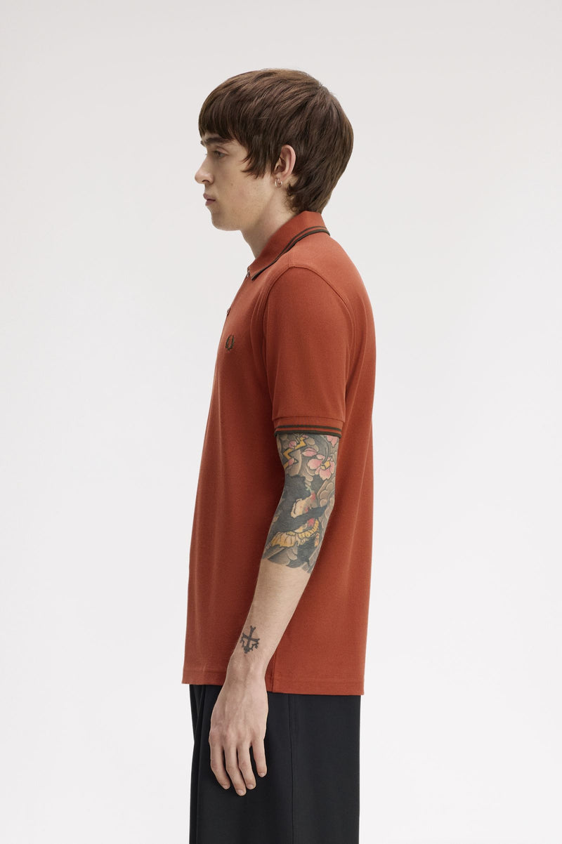 TWIN TIPPED FRED PERRY SHIRT