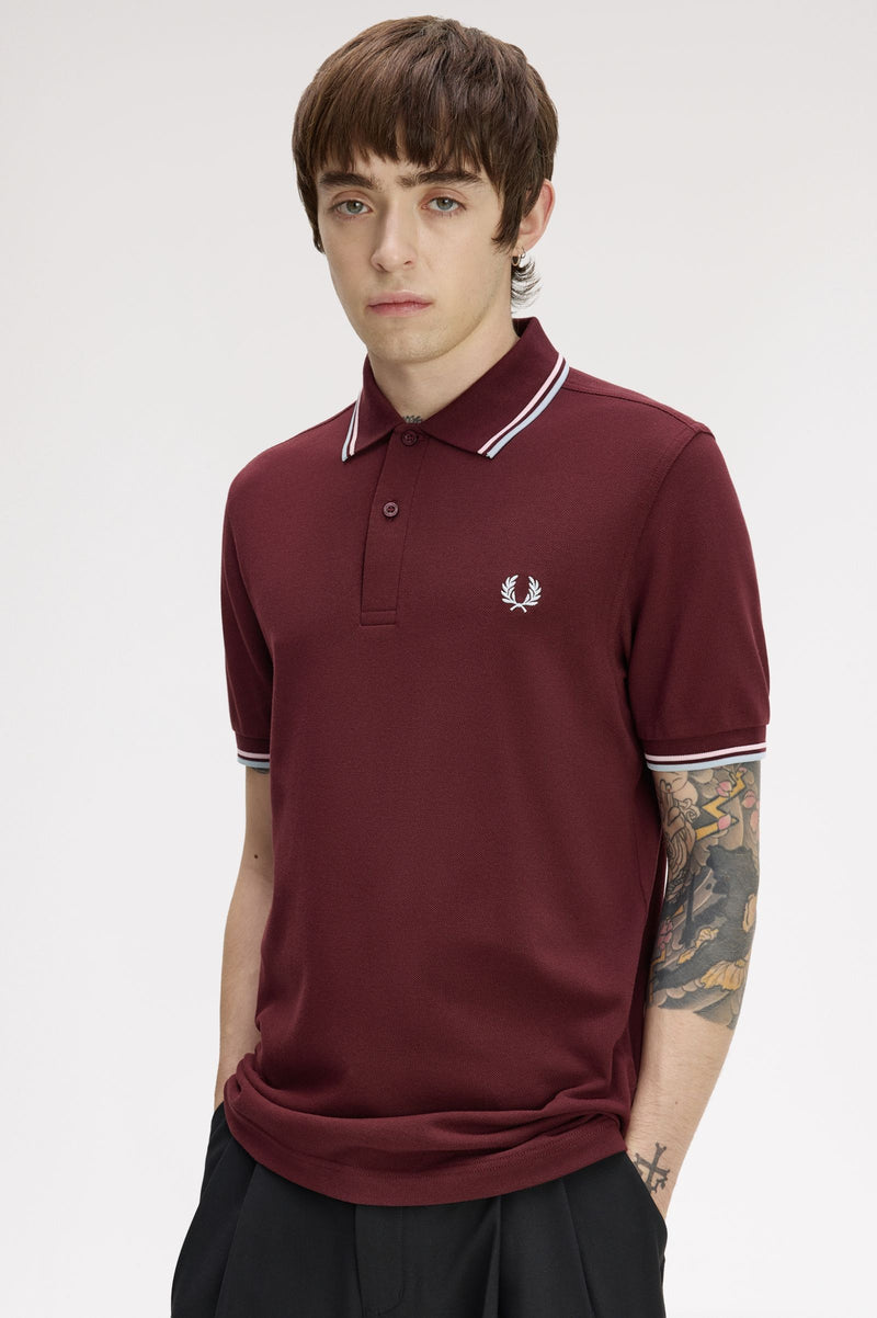 TWIN TIPPED FRED PERRY SHIRT
